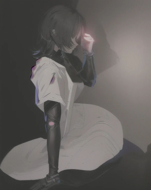 ((La mejor calidad)), ((obra maestra)), (muy detallado:1.3), ...............................................................................................................................................3D, Beautiful (cyberpunk:1.3) Mujer hacker, peinado corto,pelo corto, Volver al visor, cabello grueso, Terminal de ordenador operativo, Pantalla montada en la cabeza, computer server, Pantalla LCD, fiber optic cable, Logotipo de la empresa, HDR (High Dymanic Range), Trazado de rayos, NVIDIA RTX, Super resolution, Irreal 5, Subsoil Scatter, Textura PBR, Post-procesamiento, Anisotropic filtering, profundidad de campo, maximum sharpness and sharpness, Texturas multicapa, Albedo y Highlight Maps, Sombreado de superficies, Accurate simulation of light-material interactions, proporciones perfectas, Renderizado de octanaje, duotone lighting, ISO bajo, balance de blancos, Regla de los tercios, amplia apertura, 8K RAW, efficient sub-pixels, sub-pixel convolution, glow particles, dynamic pose