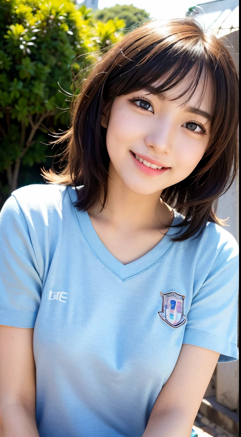 Bob Kat, Teenage Cute Girl, AKB48 Team TP, AKB48, (Masterpiece, Best Quality: 1.2), Ultra High Resolution, (Photorealistic: 1.4), Detailed Skin, Cinematic Lighting, Friendly, Intelligent, Conversational, Happy, Kind, Energetic, Cheerful, Creative, Sparkly Eyes and Infectious Smile