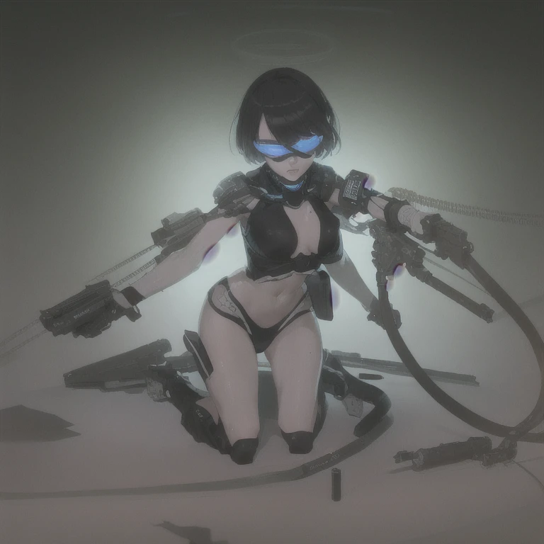 ((La mejor calidad)), ((obra maestra)), (muy detallado:1.3), ...............................................................................................................................................3D, Beautiful (cyberpunk:1.3) Mujer hacker, peinado corto,pelo corto, Volver al visor, cabello grueso, Terminal de ordenador operativo, Pantalla montada en la cabeza, computer server, Pantalla LCD, fiber optic cable, Logotipo de la empresa, HDR (High Dymanic Range), Trazado de rayos, NVIDIA RTX, Super resolution, Irreal 5, Subsoil Scatter, Textura PBR, Post-procesamiento, Anisotropic filtering, profundidad de campo, maximum sharpness and sharpness, Texturas multicapa, Albedo y Highlight Maps, Sombreado de superficies, Accurate simulation of light-material interactions, proporciones perfectas, Renderizado de octanaje, duotone lighting, ISO bajo, balance de blancos, Regla de los tercios, amplia apertura, 8K RAW, efficient sub-pixels, sub-pixel convolution, glow particles, dynamic pose