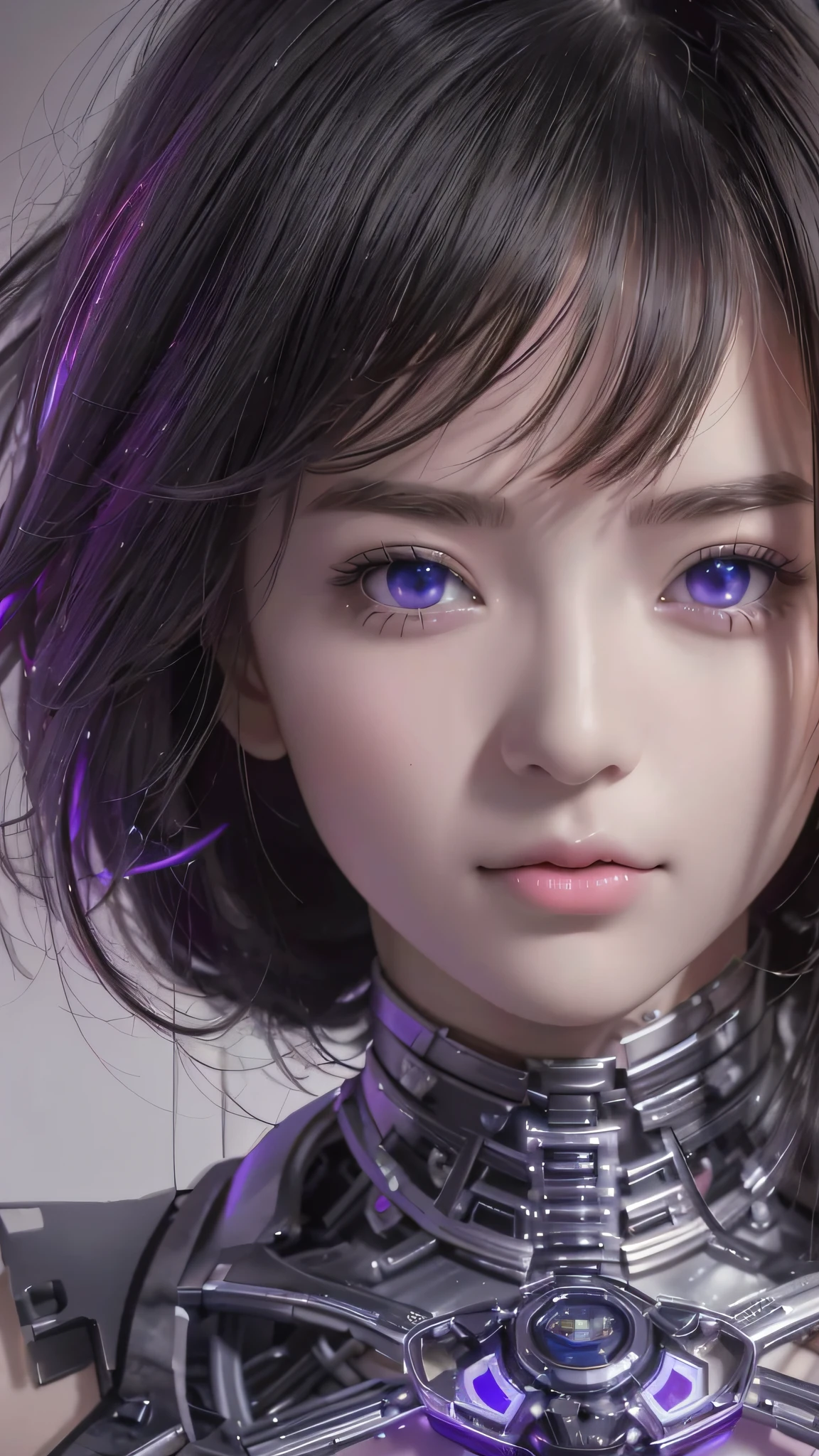 `(Best quality at best,4K,8K,A high resolution,tmasterpiece:1.2),ultra - detailed,(actual,realisticlying,Photorealistic:1.37),Extremely detailed face`,
`Stunning Cyberpunk Girl Detailed Face,Beautiful and detailed Android girl face,Girl&#39;s face with future expression`,
`Cute asian robot girl face，with a futuristic expression,Amazing anime portrait of a girl,Perfect android girl face`,
`Beautiful cyberpunk girl face,Incredible digital art in the style of Guviz,Photorealistic 16K digital artwork,16K Reslitic digital artwork`,
`detailed portrait of an anime girl,Beautiful cyberpunk girl detailed face,Smooth anime-style CG artwork`,
`Vivid portrait of cyberpunk girl,Stunning anime girl&#39;s face glows`