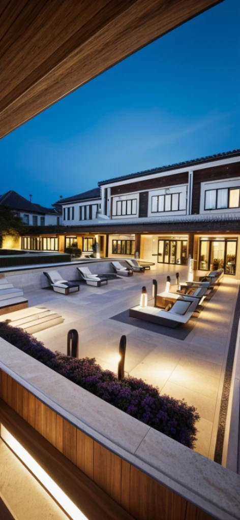 ((( best quality, masterpiece))), (hyper realistic, photo-realistic:1.2), high quality, (daylight:1.2), perfect lighting,
mordenhouse, main material (wooden , glass bancony, stone:0.2 ,white wall , wam white ), building, morden house, modern, dynamic light, daylight