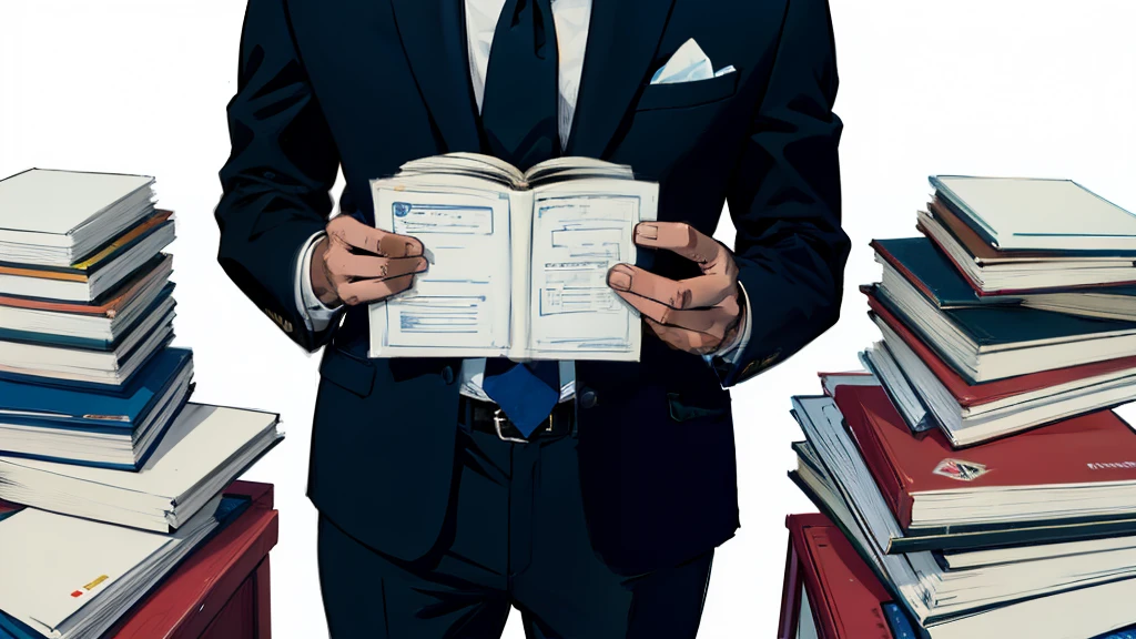 businessman'Proposal materials