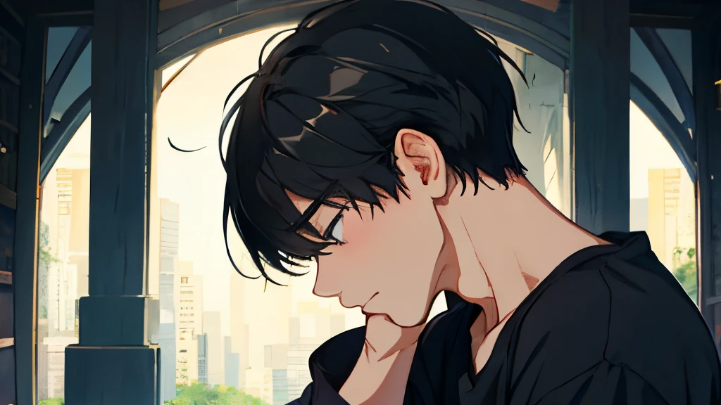 thinking man、　Hold your head、　uneasy、　expectations for the future
