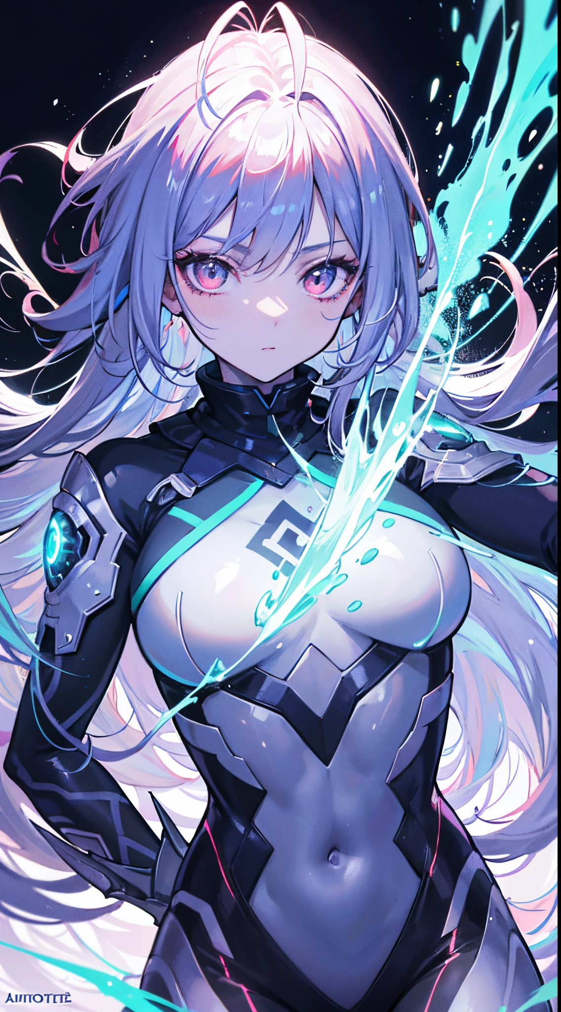 glowing eyes, colourful glowing hair, anime style, high detail, Futurism, glowing light, UHD, retina, masterpiece, ccurate, anatomically correct, textured skin, super detail, high details, high quality, award winning, best quality, highres