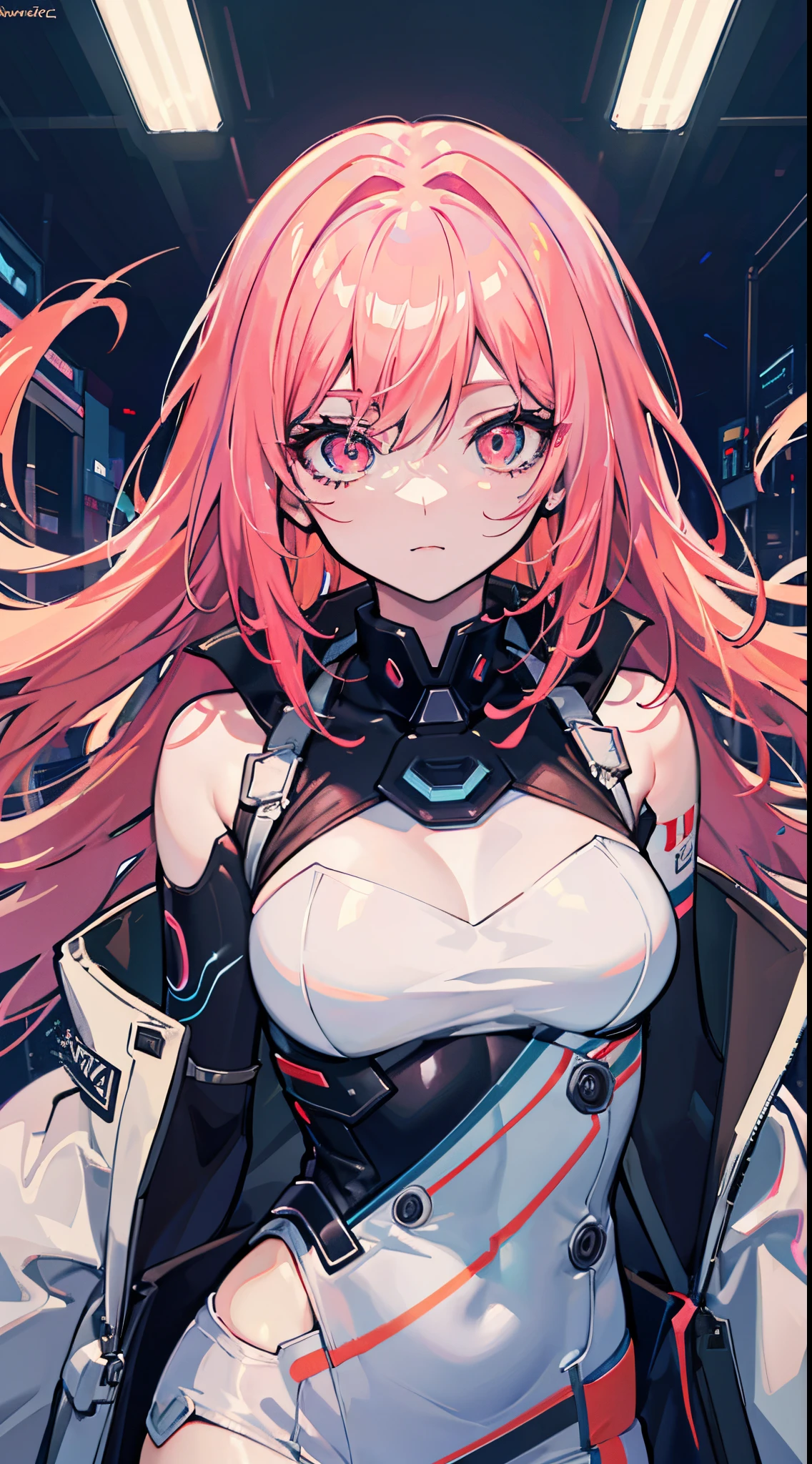 glowing eyes, colourful glowing hair, anime style, high detail, Futurism, glowing light, UHD, retina, masterpiece, ccurate, anatomically correct, textured skin, super detail, high details, high quality, award winning, best quality, highres