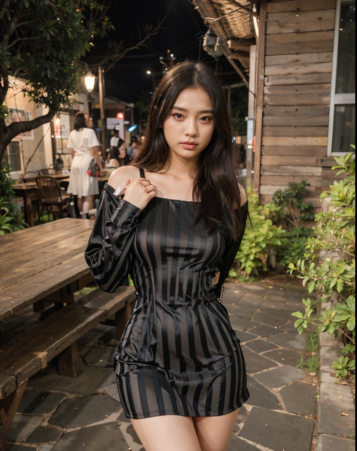 mulher araffe em um vestido curto posando para uma foto, linda mulher coreana jovem, coreana, Mulher sul-coreana bonita, mulher coreana jovem bonita, Ulzzang, Modelo de moda feminina coreana, Mulher coreana, linda senhora, cruel korean goth girl, Beautiful Asian girl, foto de menina, tzuyu de duas vezes, vestido escuro, vestido justo