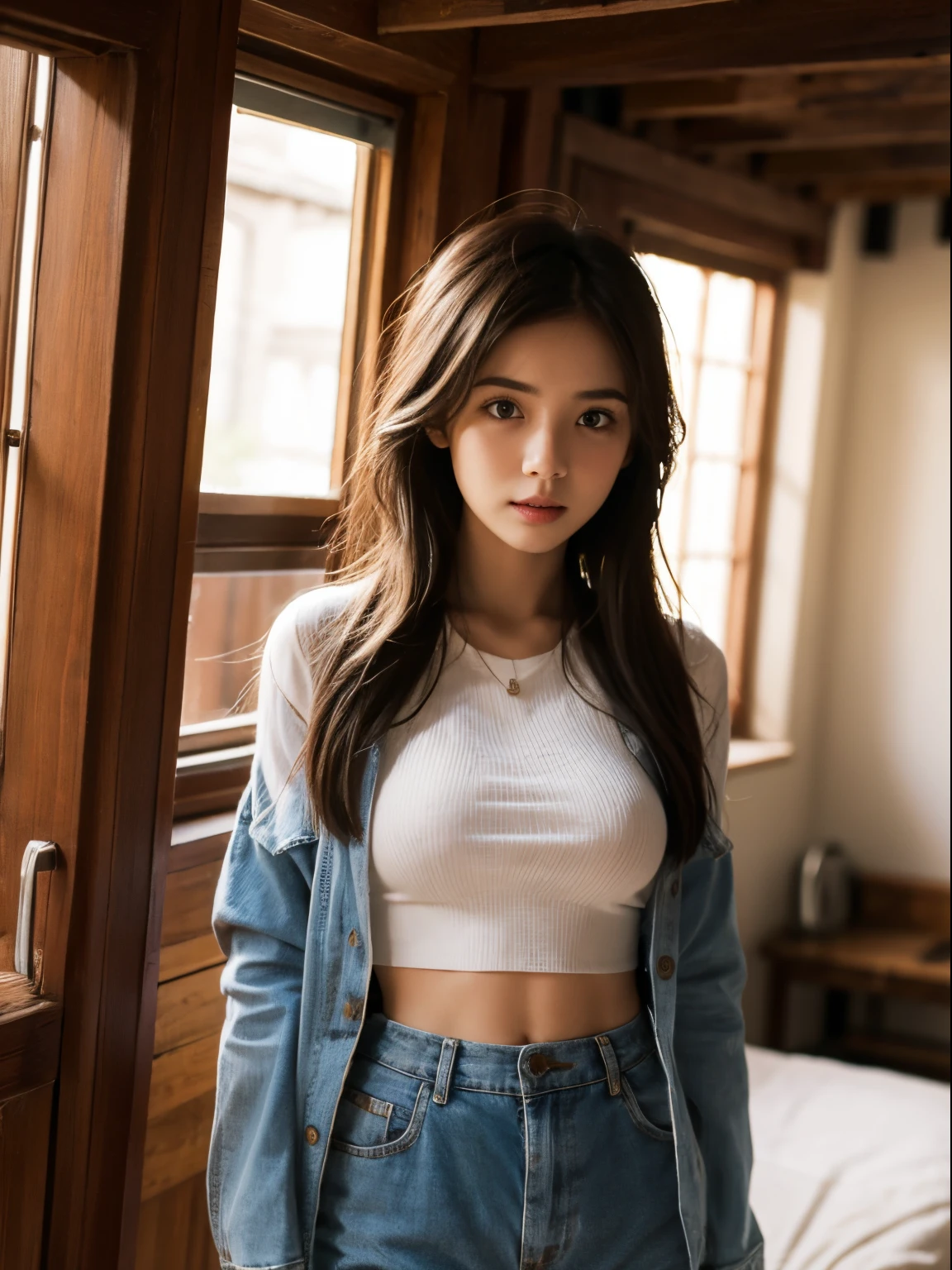 girl wearing rags