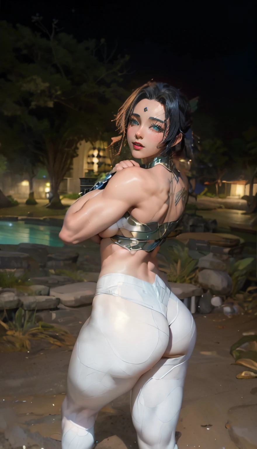 Muscle Girl, black hair, Asgard,valkyrie,Senhora Cavaleiro,anatomia correta,epic fantasy digital art,tmasterpiece,8k,high-definition resolution,Desenho detalhado,alta qulidade,, Epic composition,