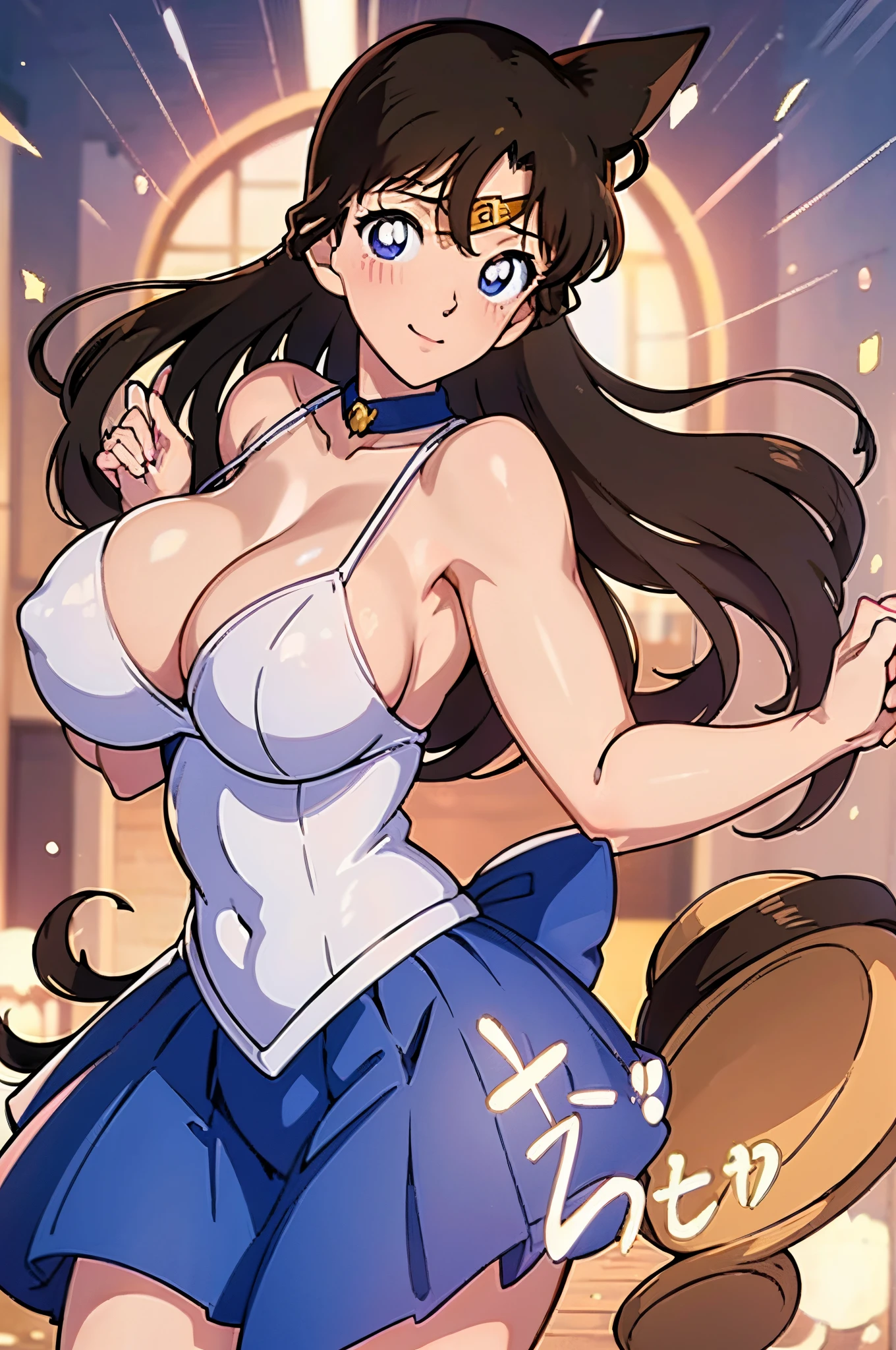Sailor Senshi Uniform、pantiy、undergarment、s ass、Tiusto shot、Looking at Viewer, View here、Looking at the camera、nffsw、Face exposed to light、Sparkling eyes、Lively eyes、Crisp Contours、Clear contour lines、Clear contour lines、detailed contour aig eyes、Clear eyes、clearly defined eyes、A smile、A smile、Proud face、which are full of confidence々Face、cute face,((masutepiece)),((Best Quality)),Ultra-detailed,illustratio,explicit,Beautiful body,Beautiful nose,Beautiful character design,Perfect eyes,Perfect face,Wallpaper,超A high resolution,4K,Photography,(Beautiful, Large breasts:1.2),(Beautiful face:1.2),(Beautiful legs, Perfect legs),Shiny skin,official style,1girl in,masterpiece、Top image quality、Detailed details、One girl,Large breasts、huge-breasted、