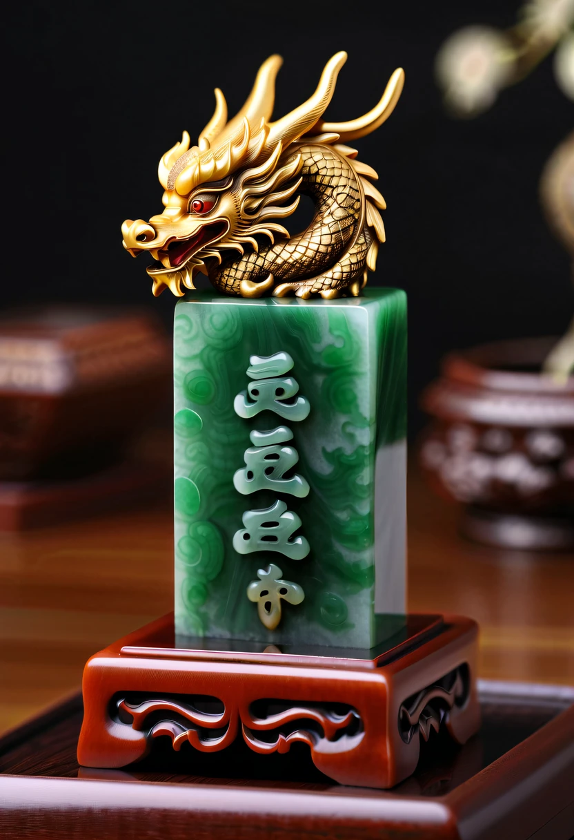 dragon scale,faucet,Chinese totem dragon,scale,china idol,Ancient divine beasts,Jade square seal,Square seal,A symbol of imperial power,golden dragon seal