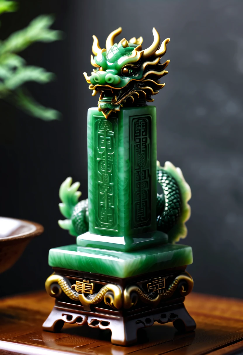 dragon scale,faucet,Chinese totem dragon,scale,china idol,Ancient divine beasts,Jade square seal,Square seal,A symbol of imperial power,Dragon Seal