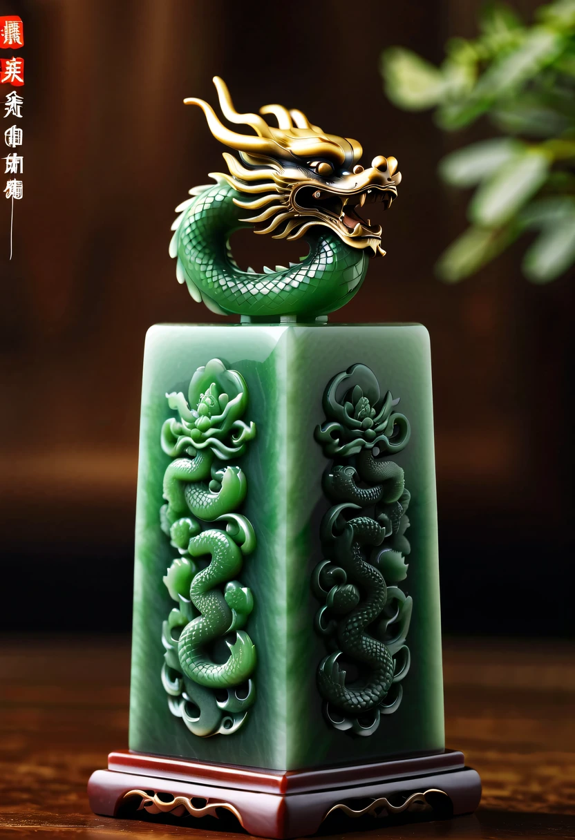 dragon scale,faucet,Chinese totem dragon,scale,china idol,Ancient divine beasts,Jade square seal,Square seal,A symbol of imperial power,Dragon Seal