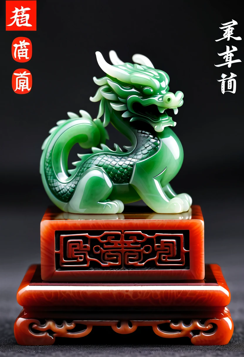 dragon scale,faucet,Chinese totem dragon,scale,china idol,Ancient divine beasts,Jade carved square seal,Square seal,A symbol of imperial power,Dragon Seal