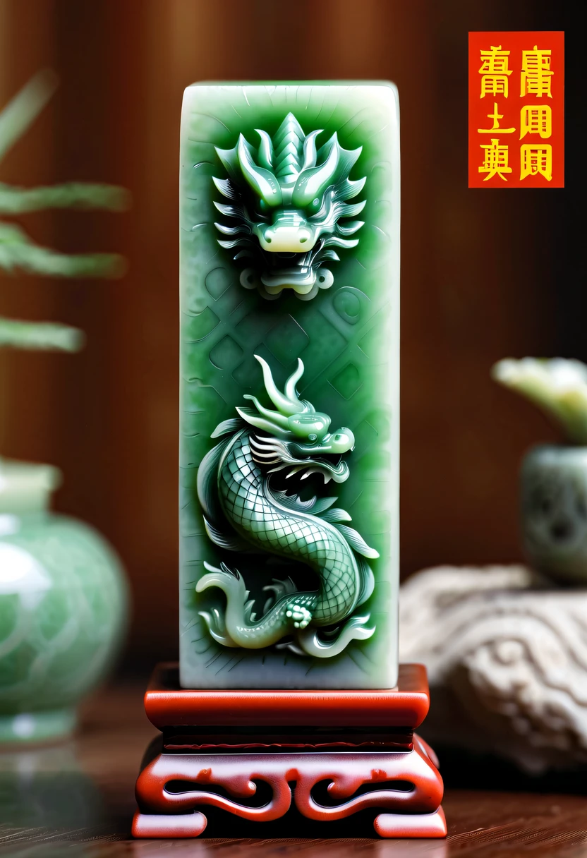 dragon scale，faucet，Chinese totem dragon，scale，china idol，Ancient divine beasts，Jade carved square seal，Square seal，A symbol of imperial power，Dragon Seal