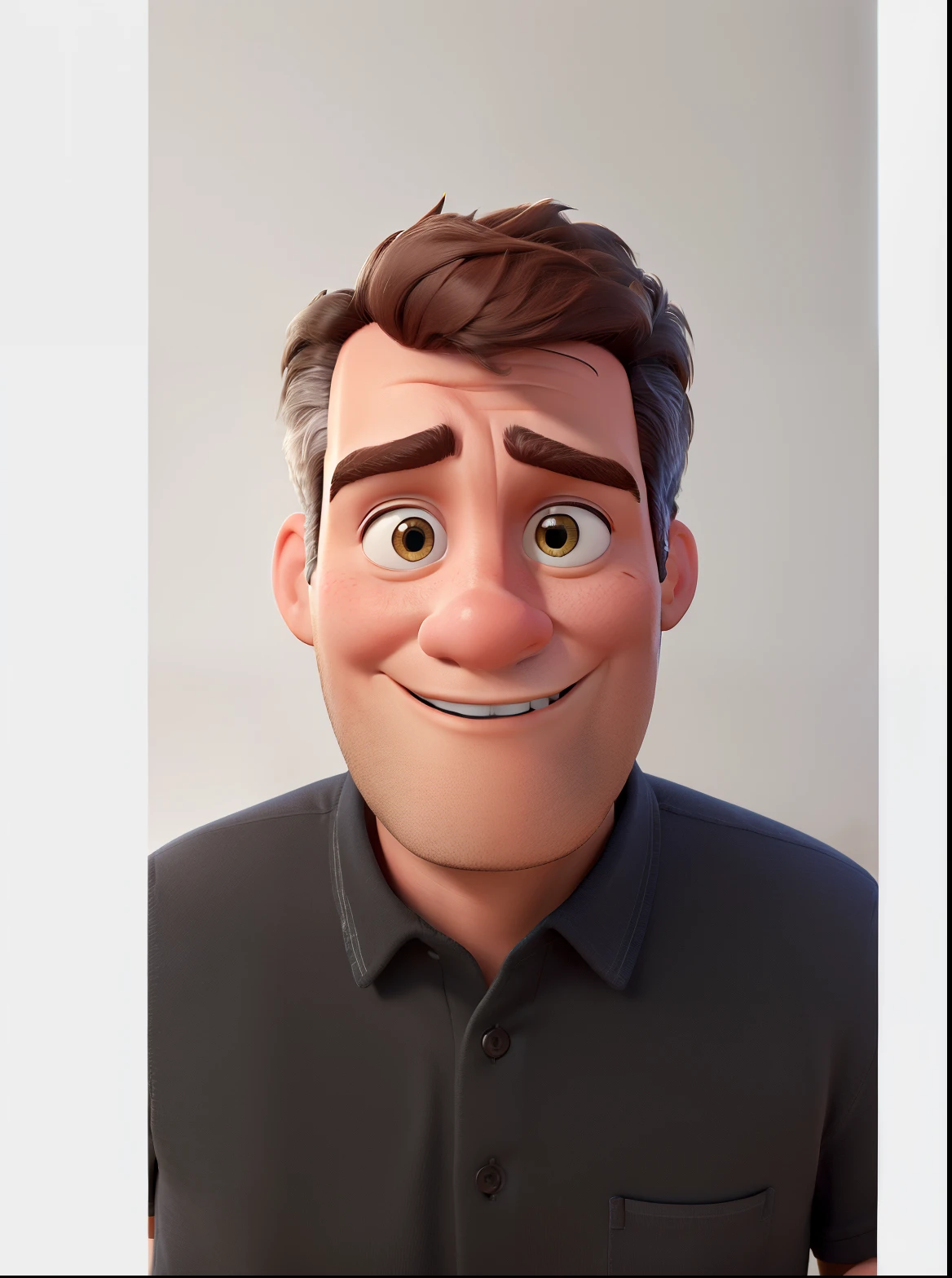 um homem estilo disney pixar, alta qualidade, melhor qualidade