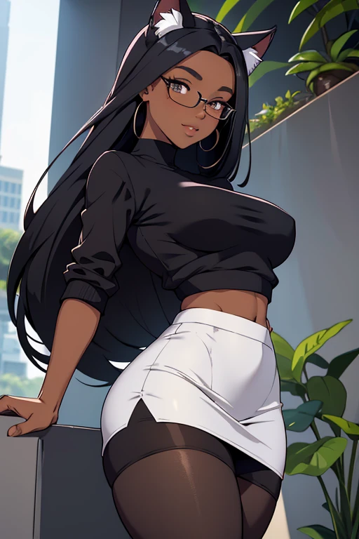 foto de corpo inteiro, todo o corpo , cat ears on the head of a beautiful young woman wearing a short skirt, usando meias preta longas e sueterpreto apertado ,corpo inteiro na foto,floresta a noite varias luzes,belas coxas, coxas lindas belhos olhos escuros detalhados, sueter branco apertado,maio apertado , tight pantyhose, mini saia , ceu limpo a noite com estrelas numa floresta a noite,short curto linda jovem, olhos sedutores feminino.CABELO CURTO PRETO((CABELOS CURTO PRETO))salto alto, em pe, salto alto preto belos sorriso usando salto alto com meias preta longas, sueter branco,belos olhos detalhados,meias pretas longas apertadas, saia curta. salto alto preto, stocking black corpo inteiro a mostra, corpo completo na foto,sexy oculos e cabelo curto
franja nos olhos