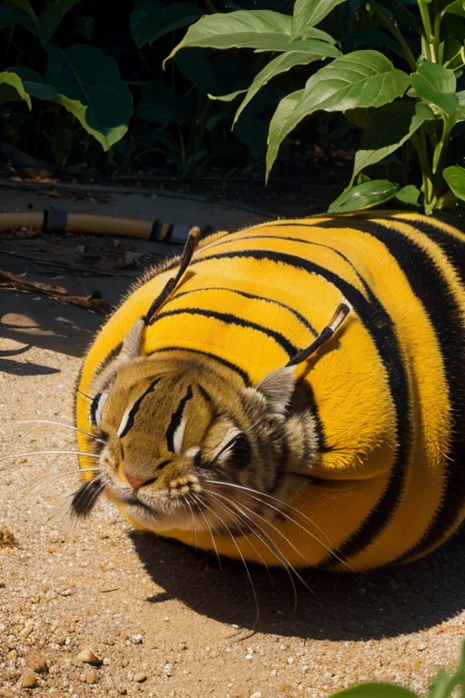 Caterpillar realistic poster
