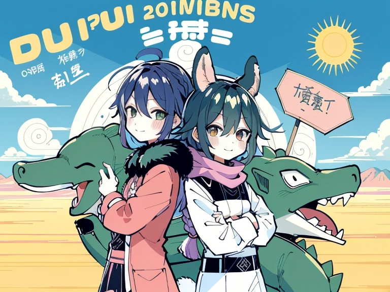 There are many different cute cartoon animals, Elephants, crocodiles, Rabbits and other animal patterns in this photo, Cute, Hand-drawn illustrations, Colorful, Wang Chen, crocodile loki, art cover, ƒ5.6,🦩🪐🐞👩🏻🦳; 🌞🌄 , code, 🪔 🎨 metaverse