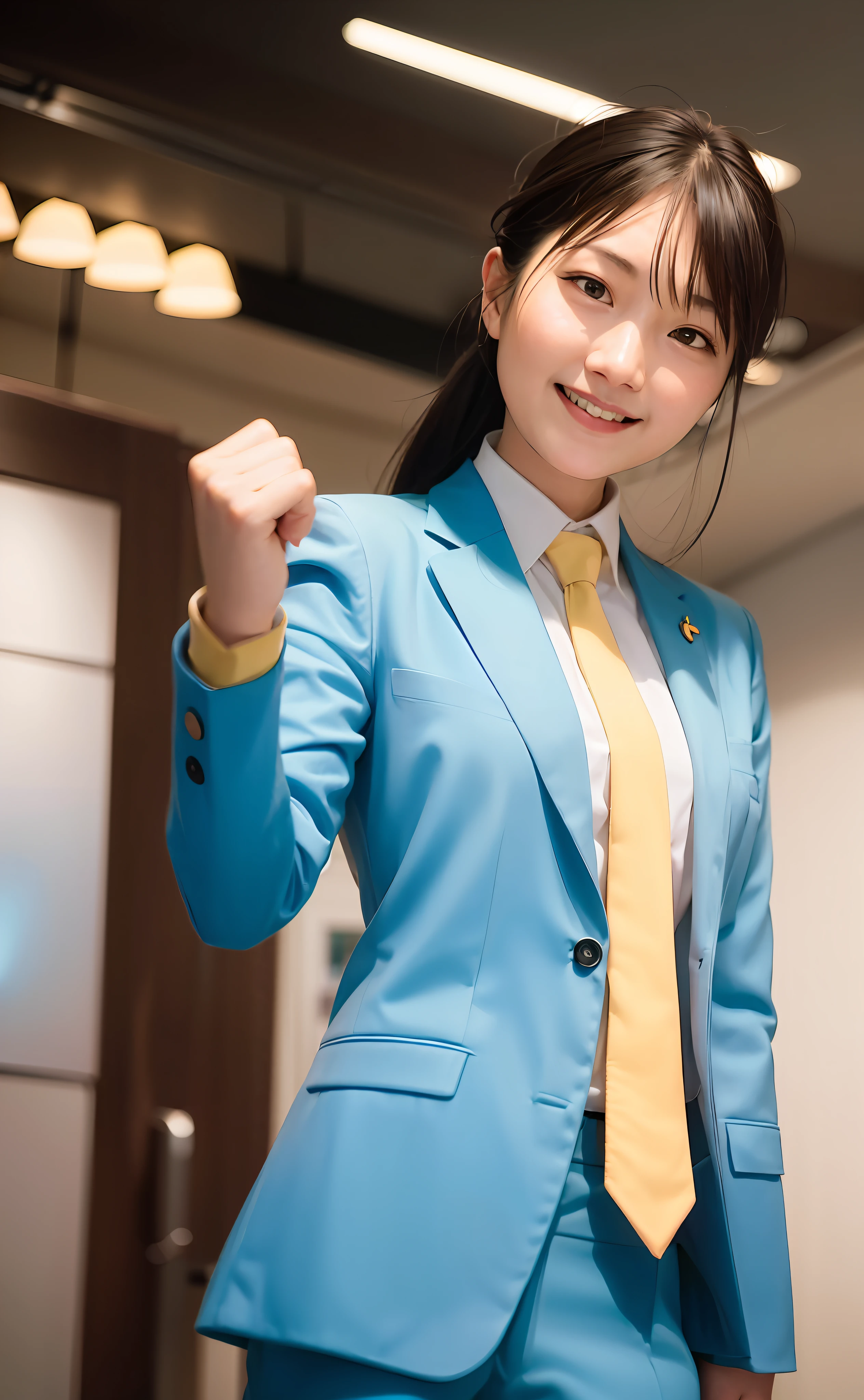 Button the suit