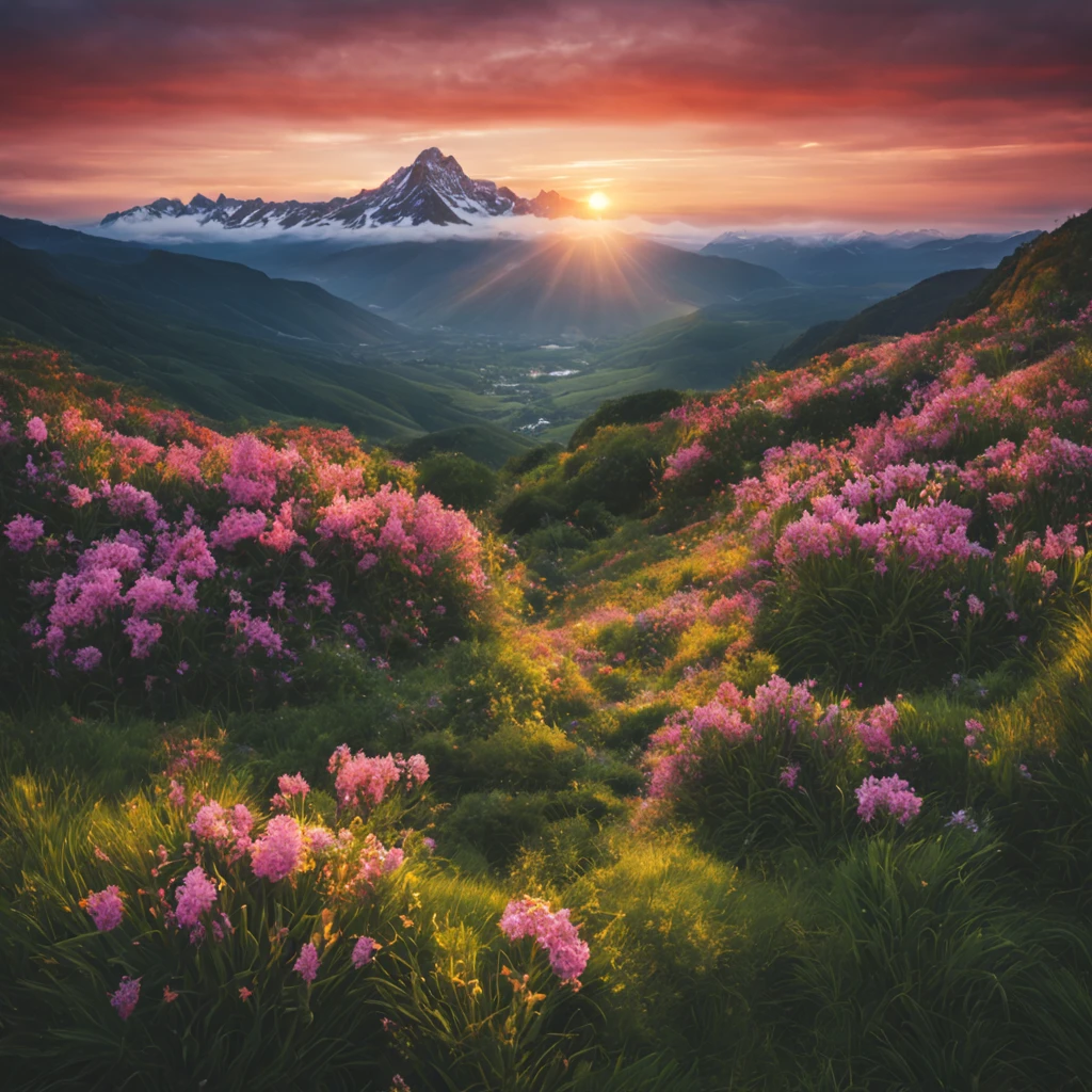 Capture the essence of a breathtaking landscape in a single image. Whether it's the serene beauty of a mountainous panorama, the tranquil allure of a coastal sunset, or the vibrant colors of a blooming meadow, transport viewers to a place of natural wonder. Seek out landscapes that evoke a sense of awe and connection with the environment, showcasing the diversity and majesty of our planet. Consider the play of light, the interplay of elements, and the unique features that make the location a visual masterpiece. Your task is to encapsulate the spirit of the chosen landscape, inviting viewers to immerse themselves in the magic of the scene through your lens