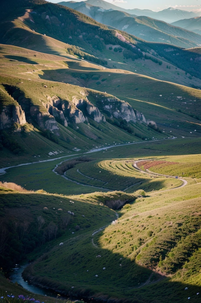 Capture the essence of a breathtaking landscape in a single image. Whether it's the serene beauty of a mountainous panorama, the tranquil allure of a coastal sunset, or the vibrant colors of a blooming meadow, transport viewers to a place of natural wonder. Seek out landscapes that evoke a sense of awe and connection with the environment, showcasing the diversity and majesty of our planet. Consider the play of light, the interplay of elements, and the unique features that make the location a visual masterpiece. Your task is to encapsulate the spirit of the chosen landscape, inviting viewers to immerse themselves in the magic of the scene through your lens