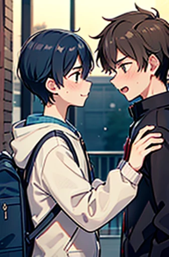 The everydayness of sexual desire、(((cool male college student、cool male college student、refreshing male college student)))、(Male college students who are cool but start leaking)、layered clothes、creation、dust particles、Smooth CG art、Winter clothes,(winter cold wind)、beginning of spring、 (Many boys are affected by the boy's love infection, which causes other young boys and very cool male college students to stare at each other on the street and become overflowing with sexual desire.)、 (( 2boy,2boy)), sexual men,((sexual desire awakening、sexual excitement、 An expression that seeks sexual desire))、for sex、(The actions of the young boys cause all the clothes of the tall and very good-looking boys to be removed.)、