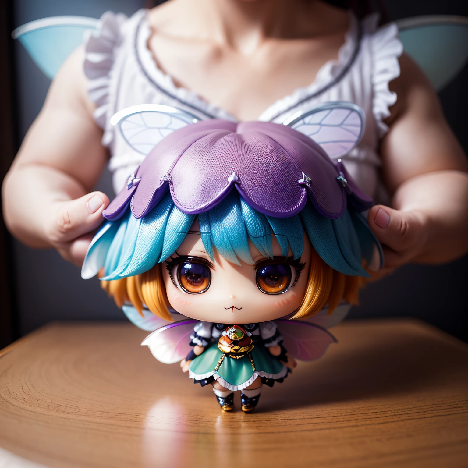 masterpiece、top-quality、ultra-detailliert、(Chibi Chara Fairy:1.3)、Fluffy room wear