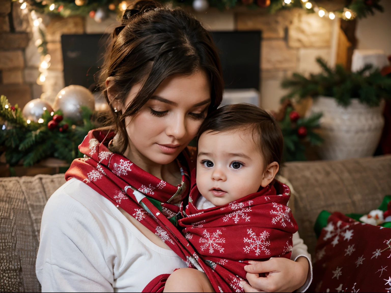  wearing Christmas clothes
