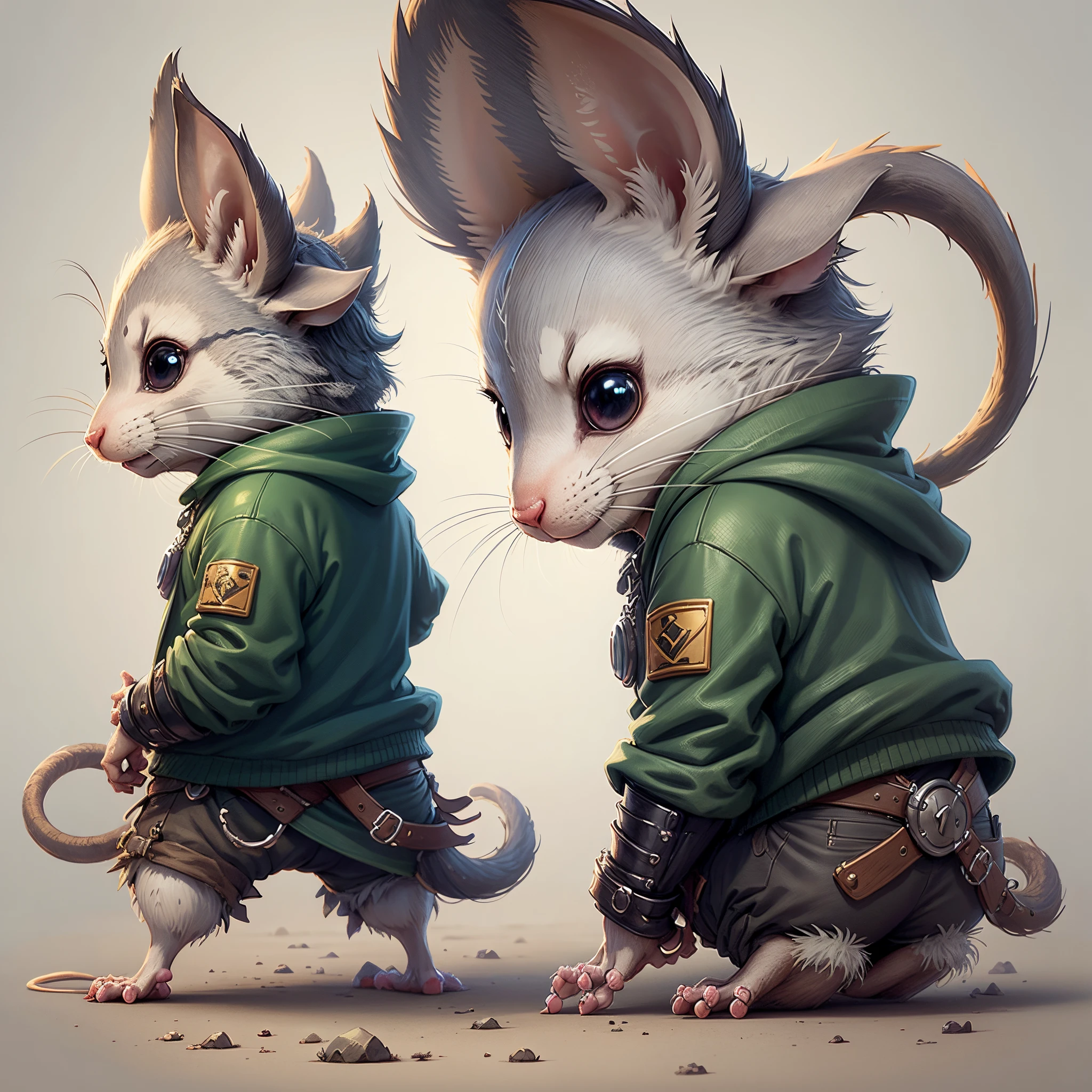 draw a cute and fun rat avatar for profile picture