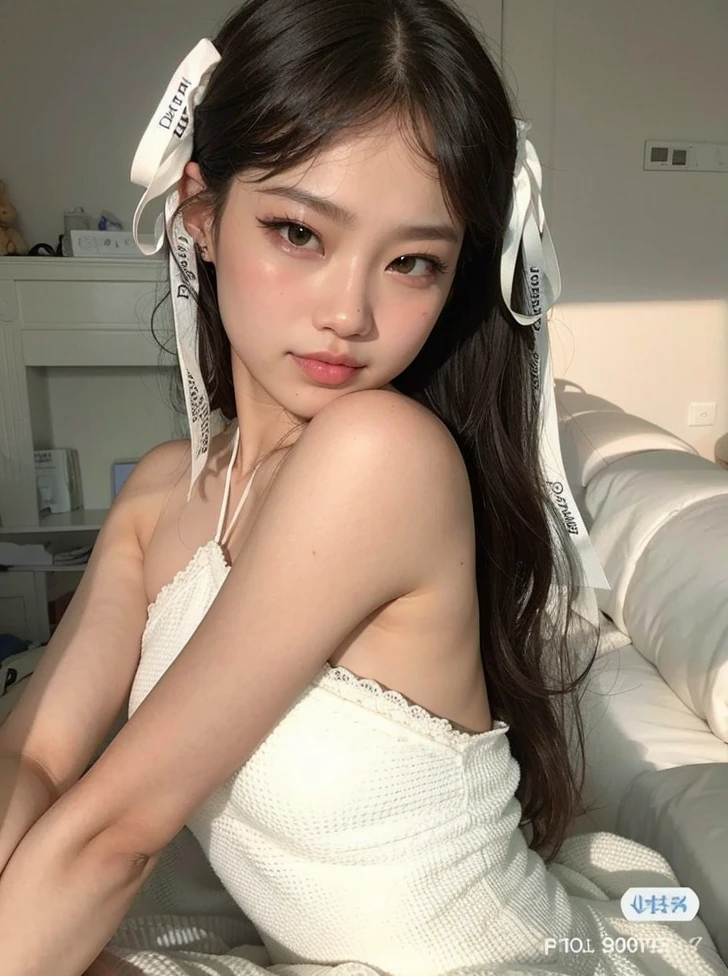 bright expression、Young shiny shiny white shiny skin、Best Looks、shiny light hair、a small face、cute 18yo girl