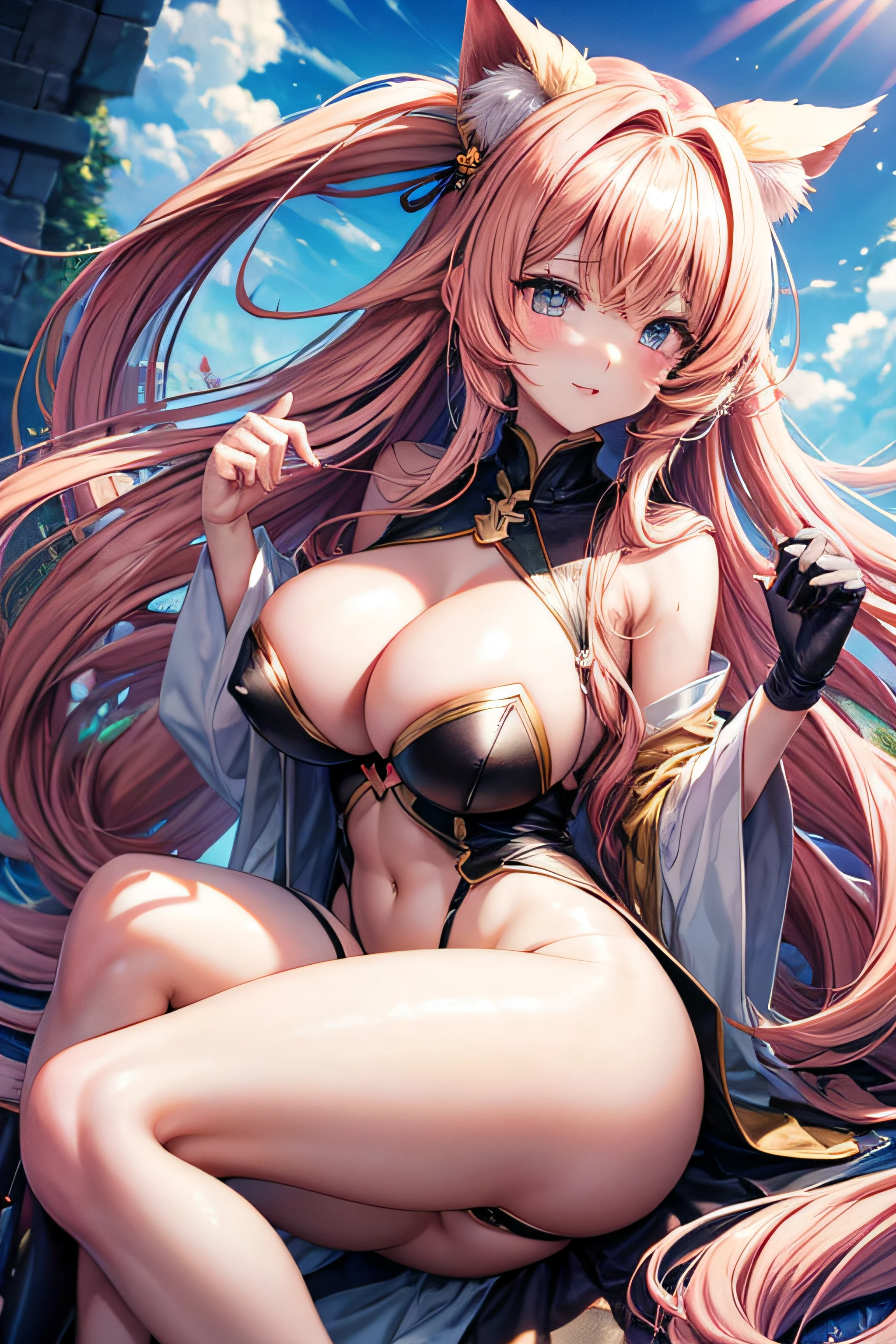 Anime style　Unclear　Gentle　Colossal tits　kawaii　Erotic　Longhaire　Glossy