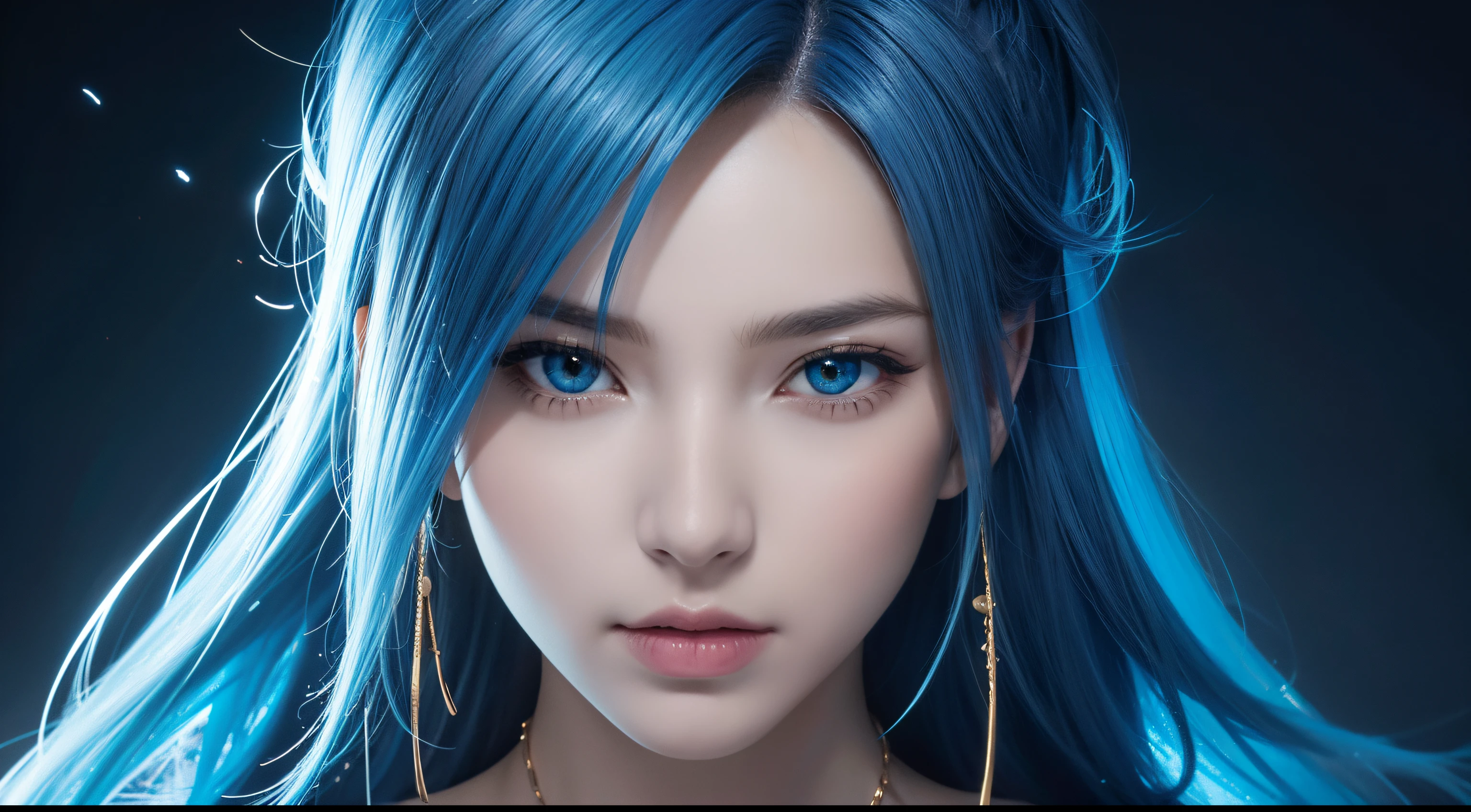 (Aesthetic, Hi-Res: 1.2), Get ready for a visual feast with Vegito 20 years old, brilliant blue hair and tattoos, a creature with a handsome face and piercing golden eyes. In his transformed state, he radiates extreme instinct and power, creating an epic anime about this man of energy. See how he manipulates fire and lava in stunning anime artwork that will blow your mind. This concept art is straight from the Bleach Universe, with manga-style 8k wallpapers that will transport you to another dimension. Get ready to be amazed by this detailed piece of digital anime art, showcasing the ultimate combination of style and power.