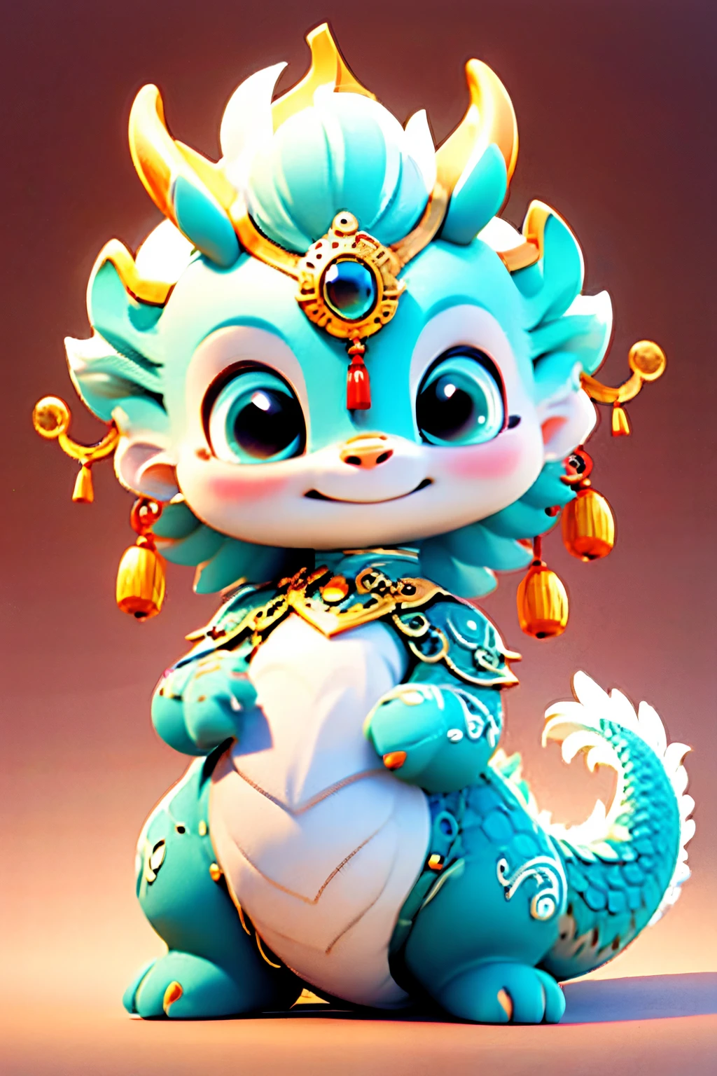 Cute Chinese dragon