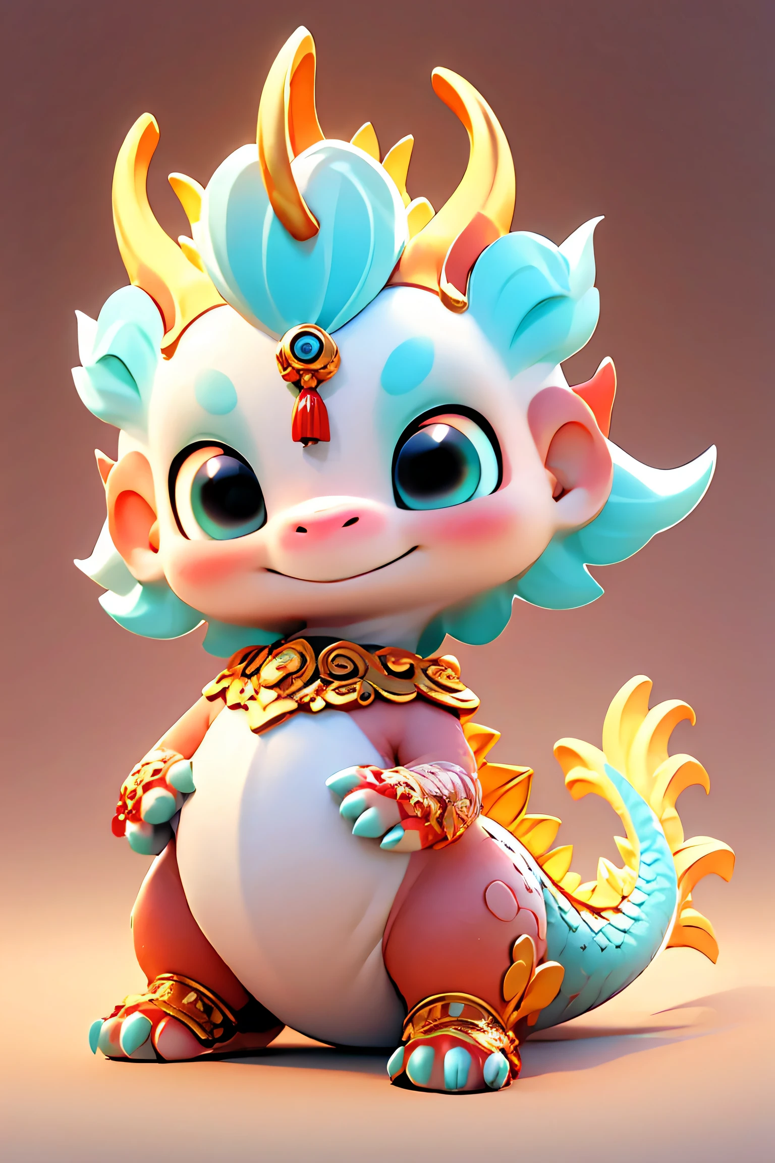 Cute Chinese dragon