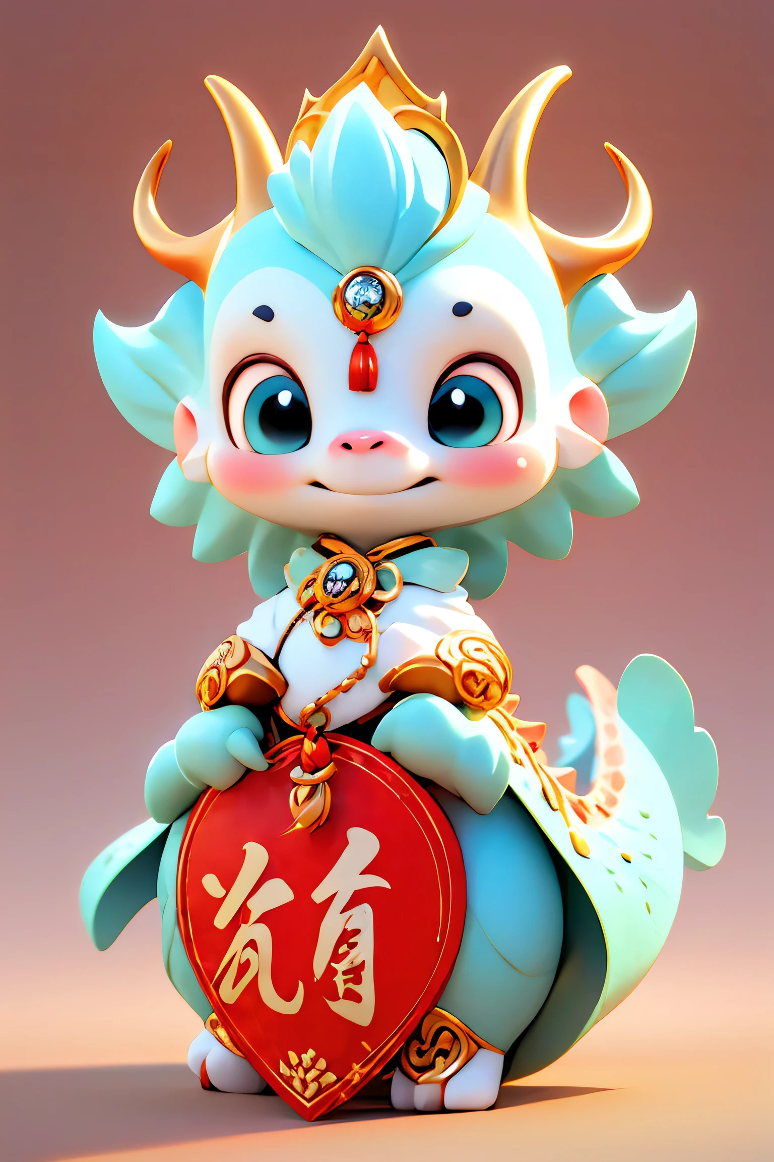 Cute Chinese dragon