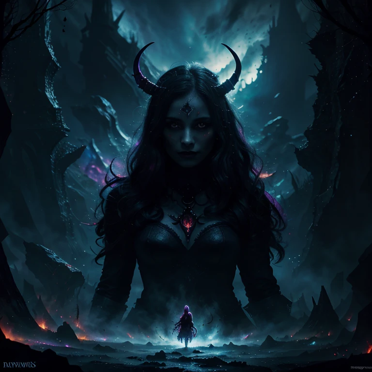 Dark shadows, the dark underworld in hell. fantasy art, dark, , vibrant, colorful,
hyper detailed, vapor, beautiful, radiant, magical, cosmic