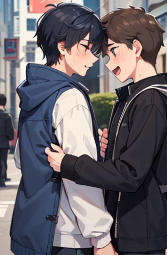 The everydayness of sexual desire、(((cool male college student、cool male college student、refreshing male college student)))、(Male college students who are cool but start leaking)、(layered clothes:1.4)、creation、dust particles、Smooth CG art、Winter clothes,(winter cold wind)、beginning of spring、 (Due to the onset of a male love infection disease、 Young boys and very cool male college students look at each other in the street and fall in love with each other, and their sexual desire overflows with excitement.)、(((2boy,2boy))),((Awakening of sexual desire in male love、Sexual excitement of male love、Expressions of men seeking sexual intercourse))、hands of sex