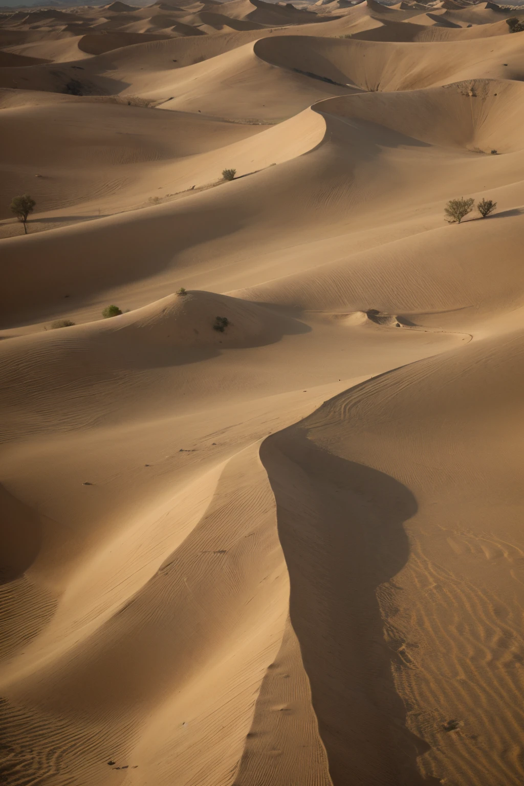 topview stylized environment desert