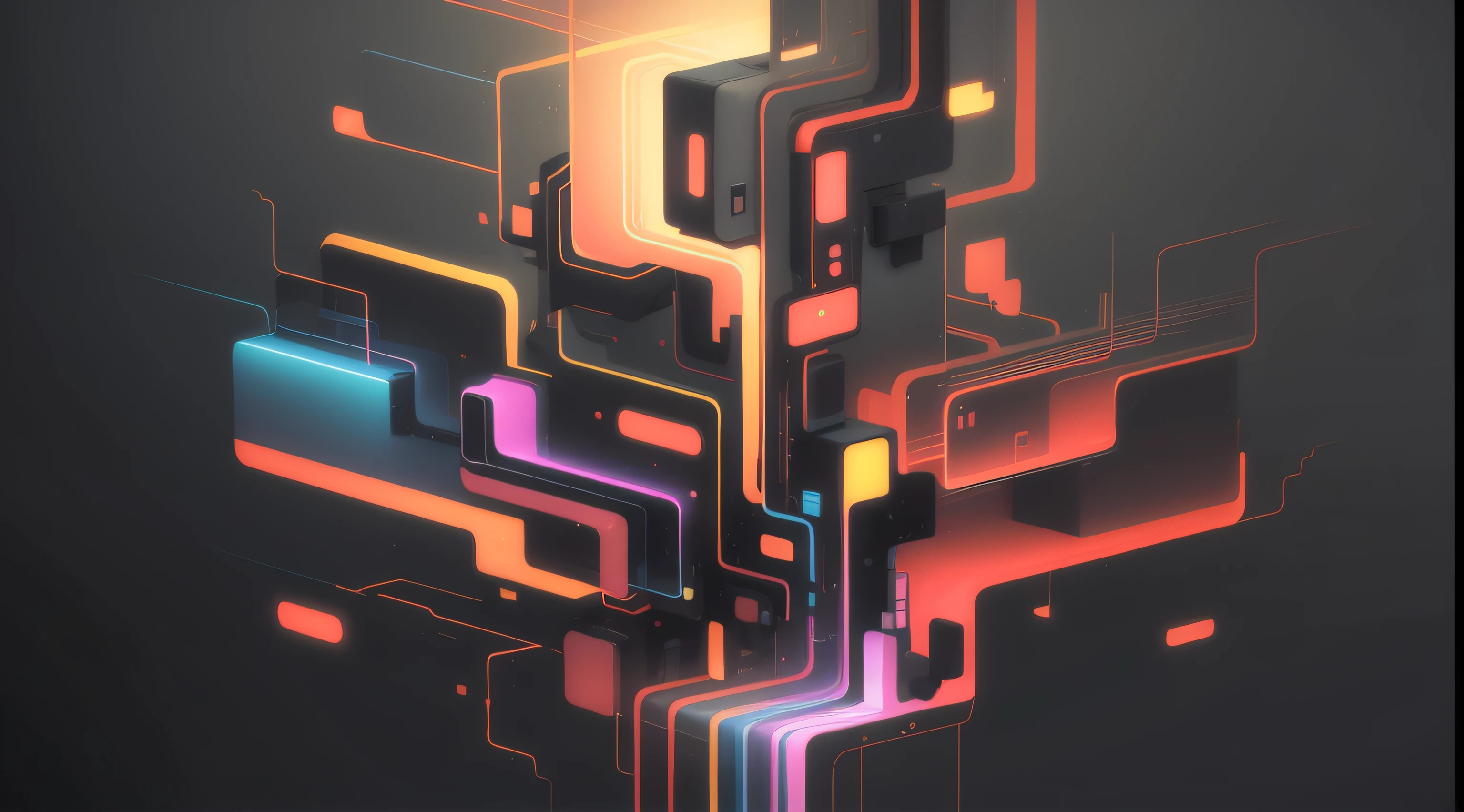 Colorful abstract,light,glowing,high resolution,dark background