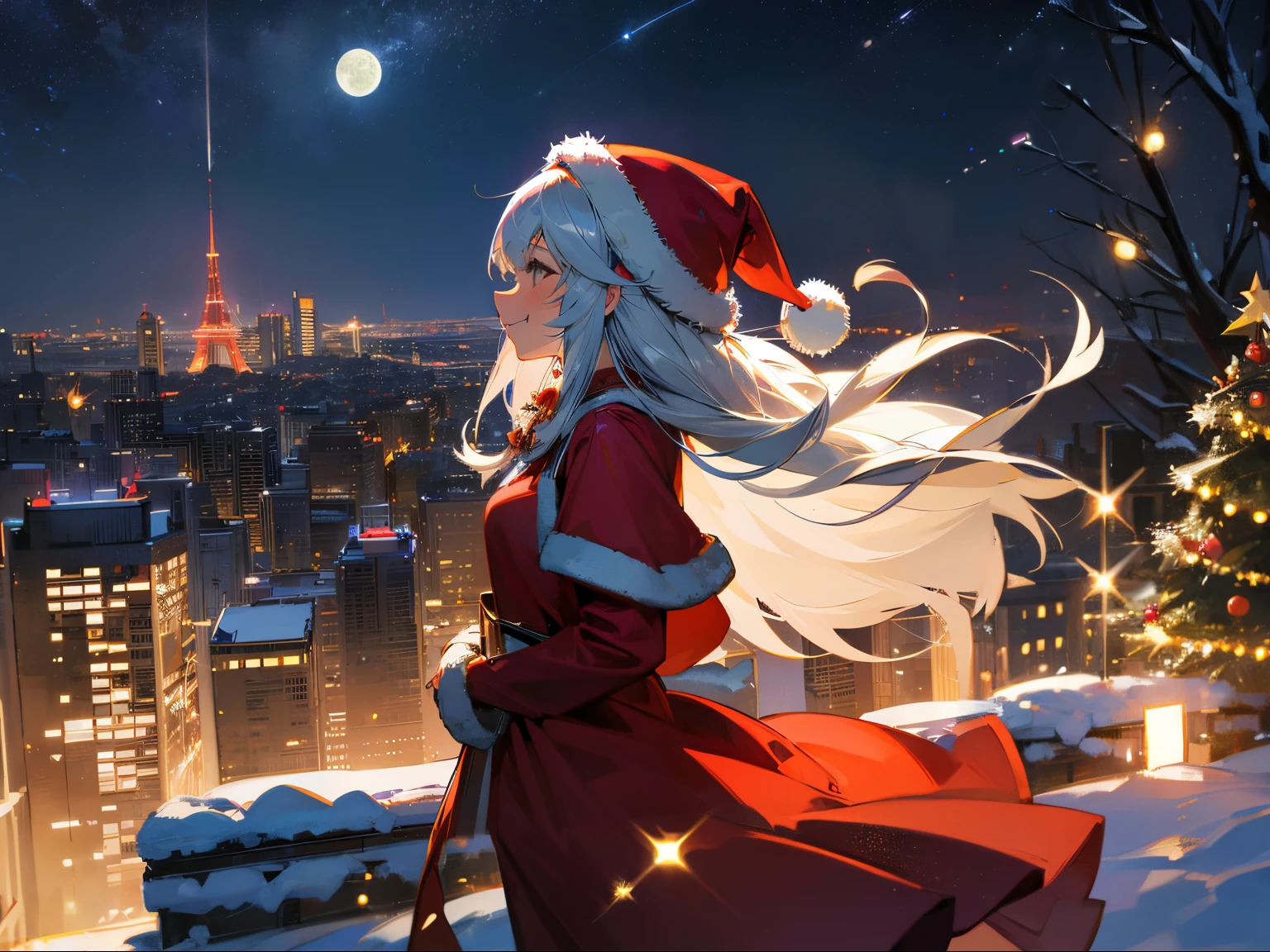Christmas Lights、Glittering Christmas tree