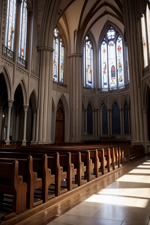 European church pigeons are deserted and melodious