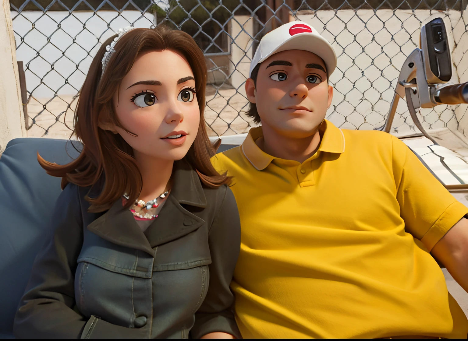 A couple adult romantic together married