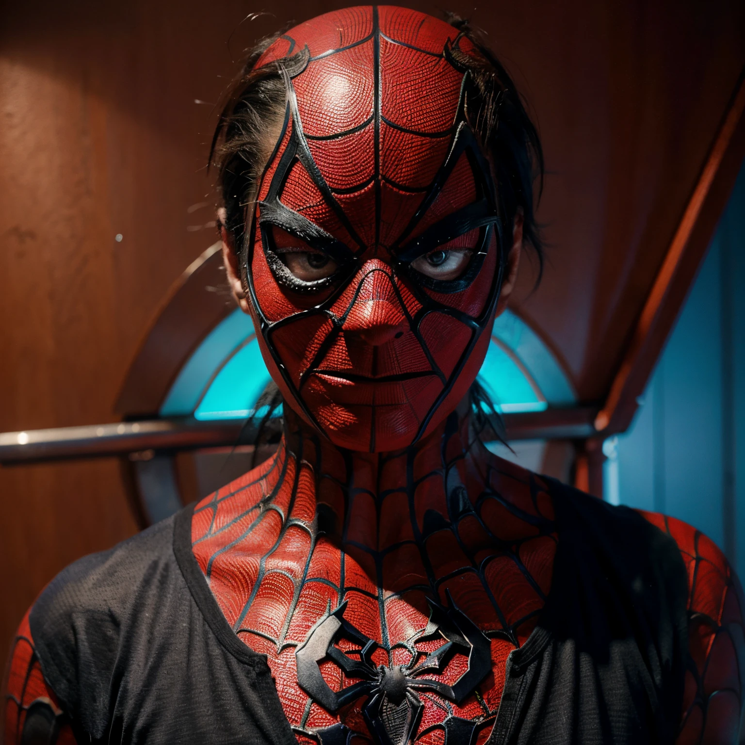 Spider man style neotradcional tattoo