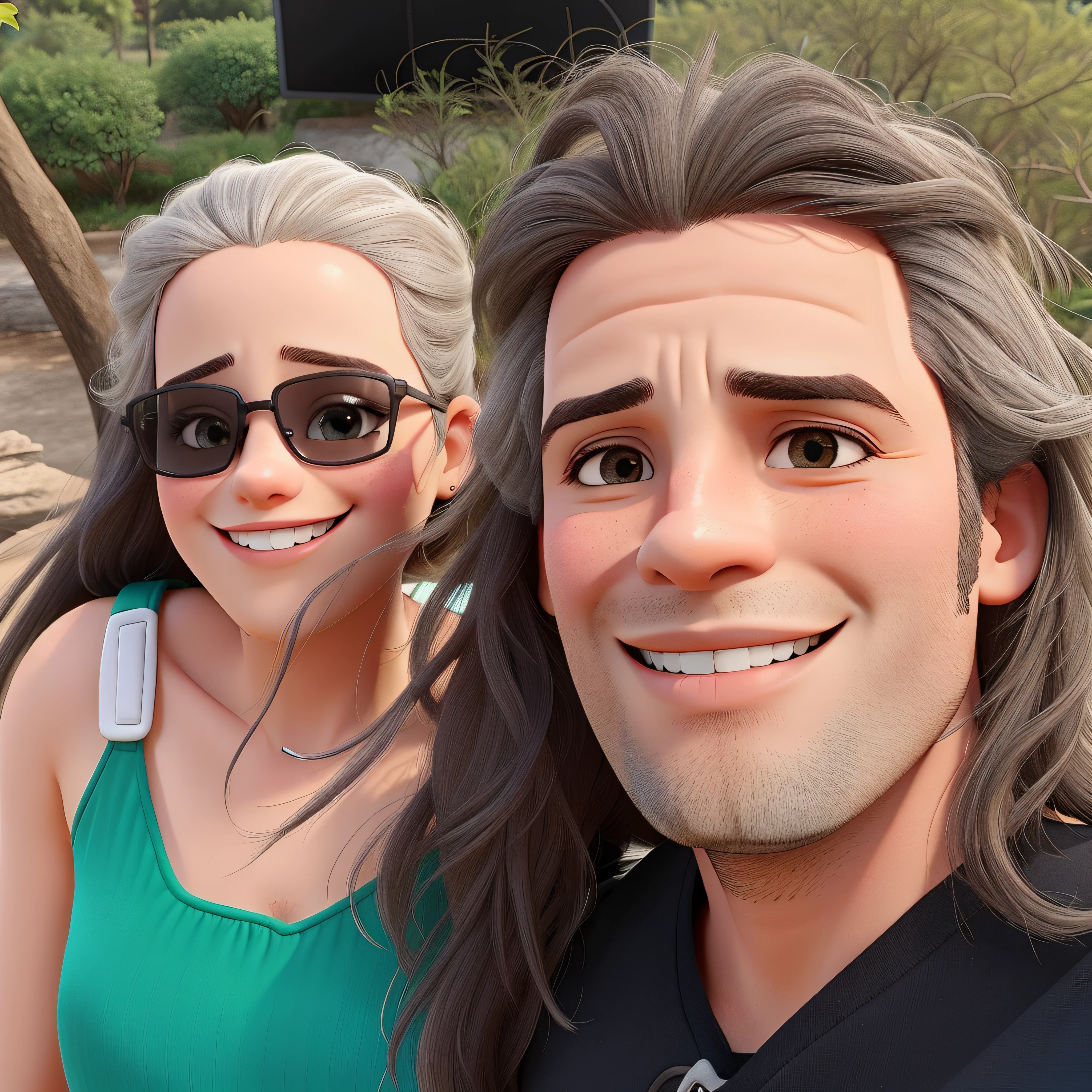 Casal sorrindo