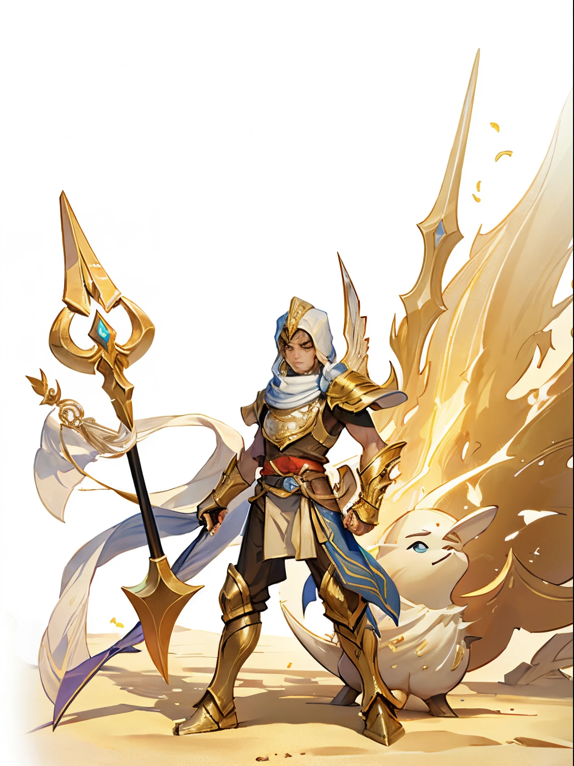 Azir and him sand warrior from league of legends