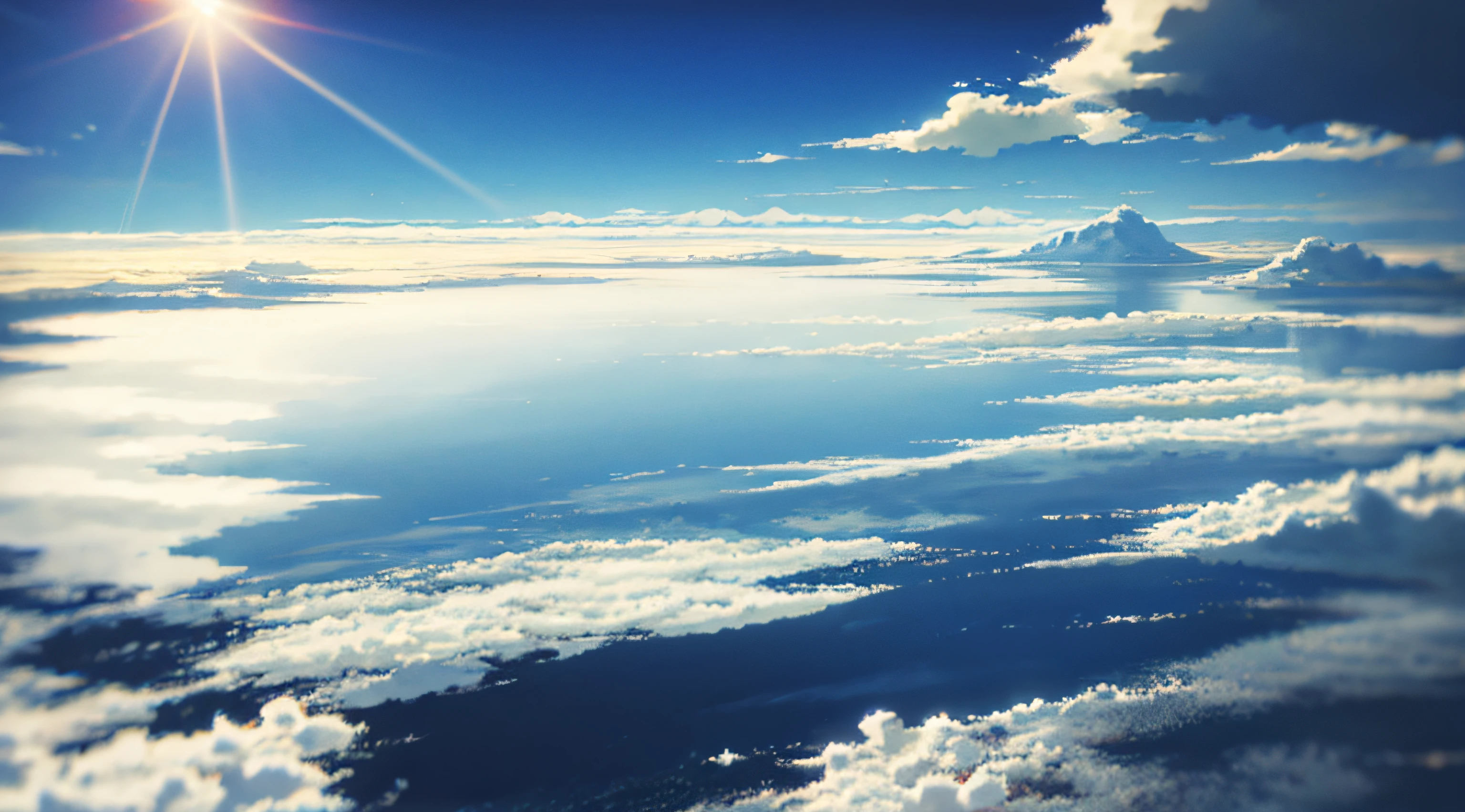 Vast sky, colorful natural light