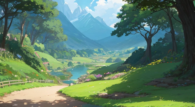 rompts
Copy
(((best quality)))), an umlaut on a hill with a path leading to it, anime countryside, anime background art, anime scenery, soft studio ghibli concept art, beautiful anime scenery, anime set concept art, studio ghibli concept art, ghibli studio environment, anime landscape, beautiful anime scene, Glibly Makoto Shinkai Studio, Ghibli Studio Landscape, Cottagecore!!