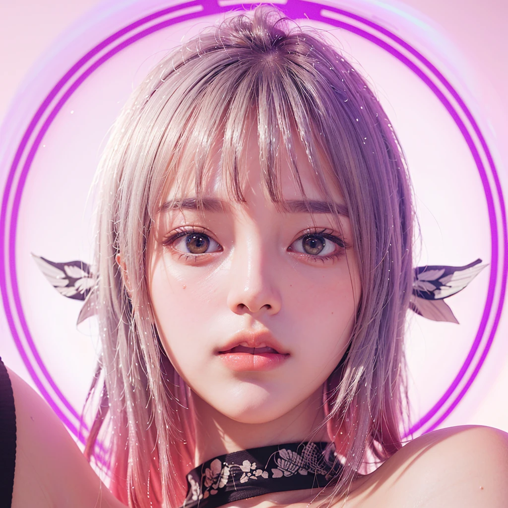 1 girl solo, (3k RAW photo, Bert quality, masterpiece 12) (realistic photo quality 1. A) (extremely detailed CG uniform and k wlpaper) ((high gradient: 1.3), soothing tones, mute, high contrast, (natural skin texture, surrealism, soft light, clarity)), colored hair,