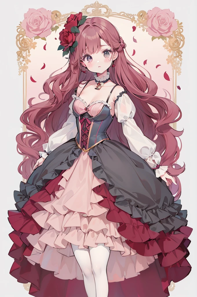 panoramic view, portrait head to feet view, soft pastel colors stick figure, , its fine ink line art, princess style, of the anime highly detailed 1 girl lovely female, ****ta corset long ruffle beautiful dress, golden daity crown, detailed five fingers on each hand, 2 hands, 2 feet, knee white stocking, Une fille long cheveux lisse dans le style 90's anime vintage, cute face, sparkle big eyes long lashes, standing in a dynamic pose, kawaii accessories cute sanrio hello kitty charm and golden chain purpse, hair accessory, at background,detailed cute bear, soft warm inviting, pastel light yellow light pastel blue light pastel pink colors, illustration in the style of menhera ****ta on Twitter, ****ta glam, art by hareroom1 on Twitter, beautiful line art, stickers, mangal, pastel comic style, manga style, manga art style, pencil and ink caricature drawing,  palette colors, flat colours, detailed, attention to detail, 8k, muted colors, non-cluttered, beautiful, no signature, no logo