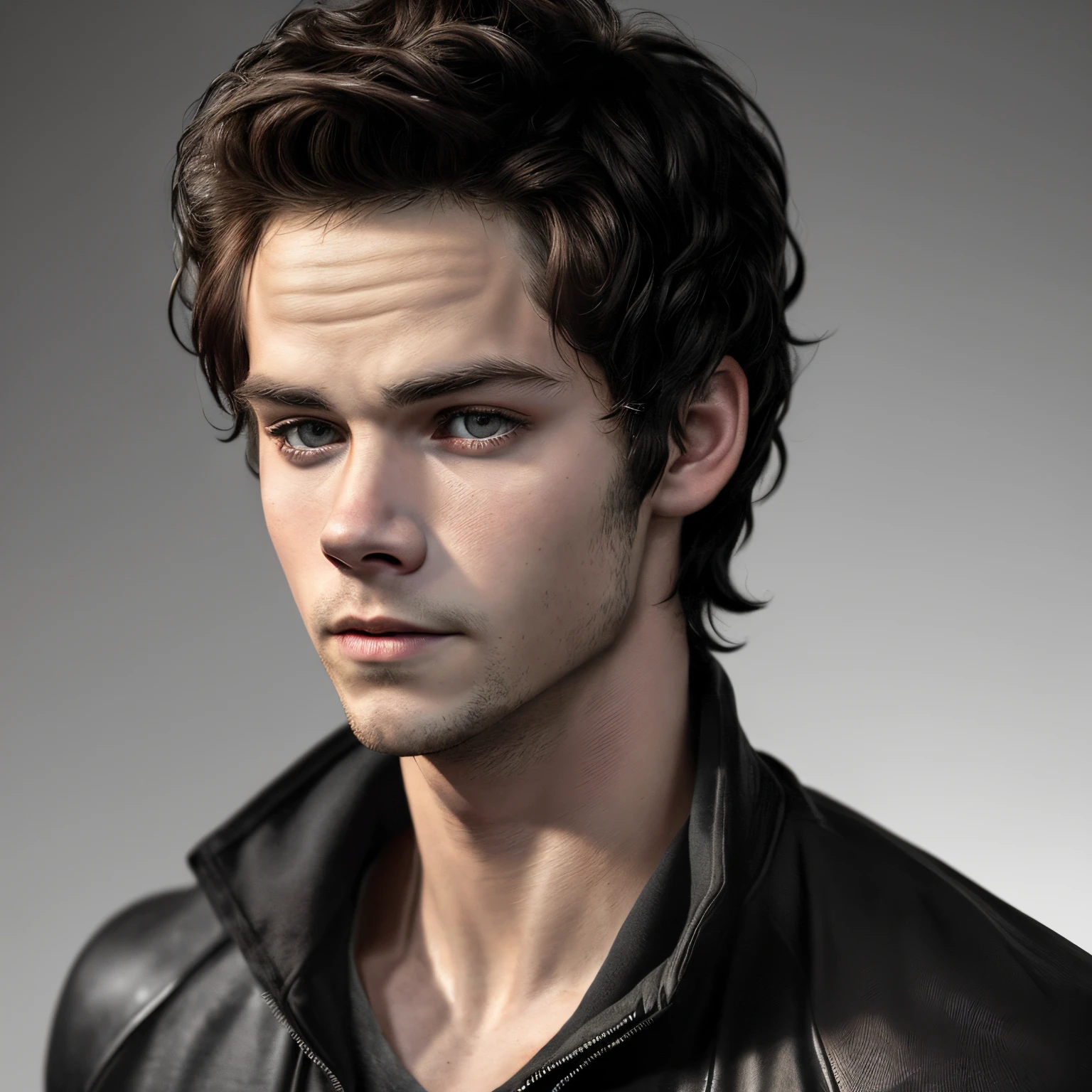 Dylan O'Brien,(emotivo),(carismatic),(olhar intenso),(cabelo perfeito),(foco no rosto),retrato,ultra-detalhado,alta resolução,(fotorrealista:1.37),cores vivas, little lighting